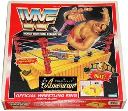  HASBROА WWFEtBMApe92NŁe KING OF THE RING WRESTLING RING@tr